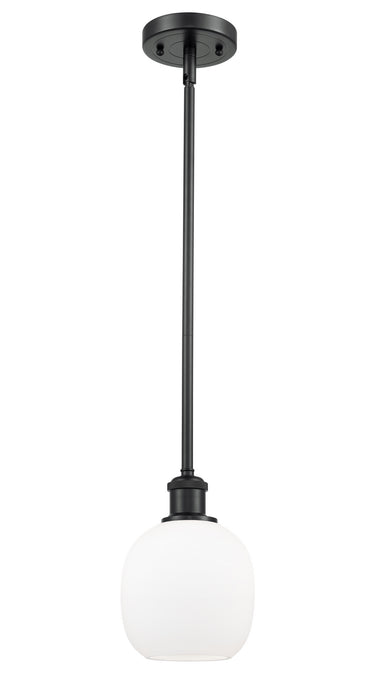Innovations 516-1S-BK-G101 One Light Mini Pendant, Matte Black