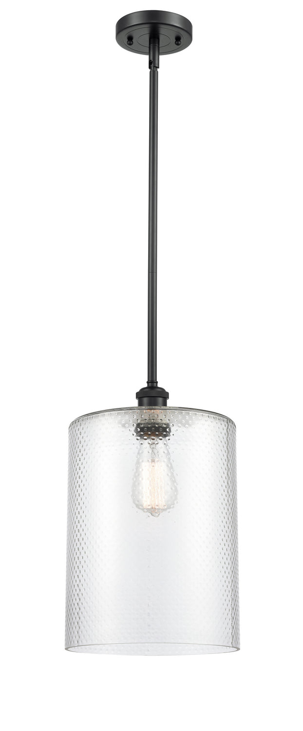 Innovations 516-1S-BK-G112-L One Light Mini Pendant, Matte Black
