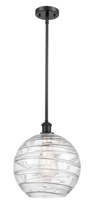 Innovations 516-1S-BK-G1213-12 One Light Mini Pendant, Matte Black