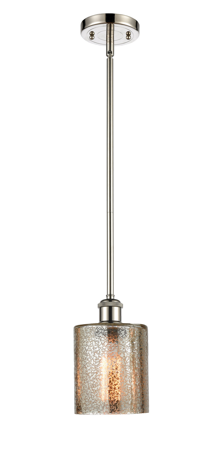 Innovations 516-1S-PN-G116 One Light Mini Pendant, Polished Nickel