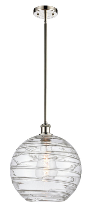 Innovations 516-1S-PN-G1213-12 One Light Mini Pendant, Polished Nickel