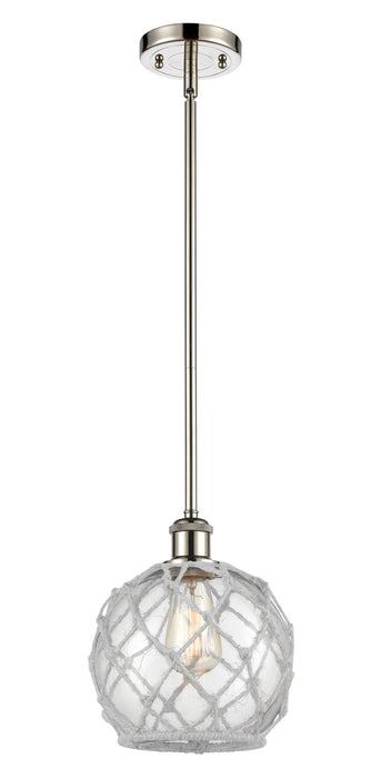 Innovations 516-1S-PN-G122-8RW One Light Mini Pendant, Polished Nickel