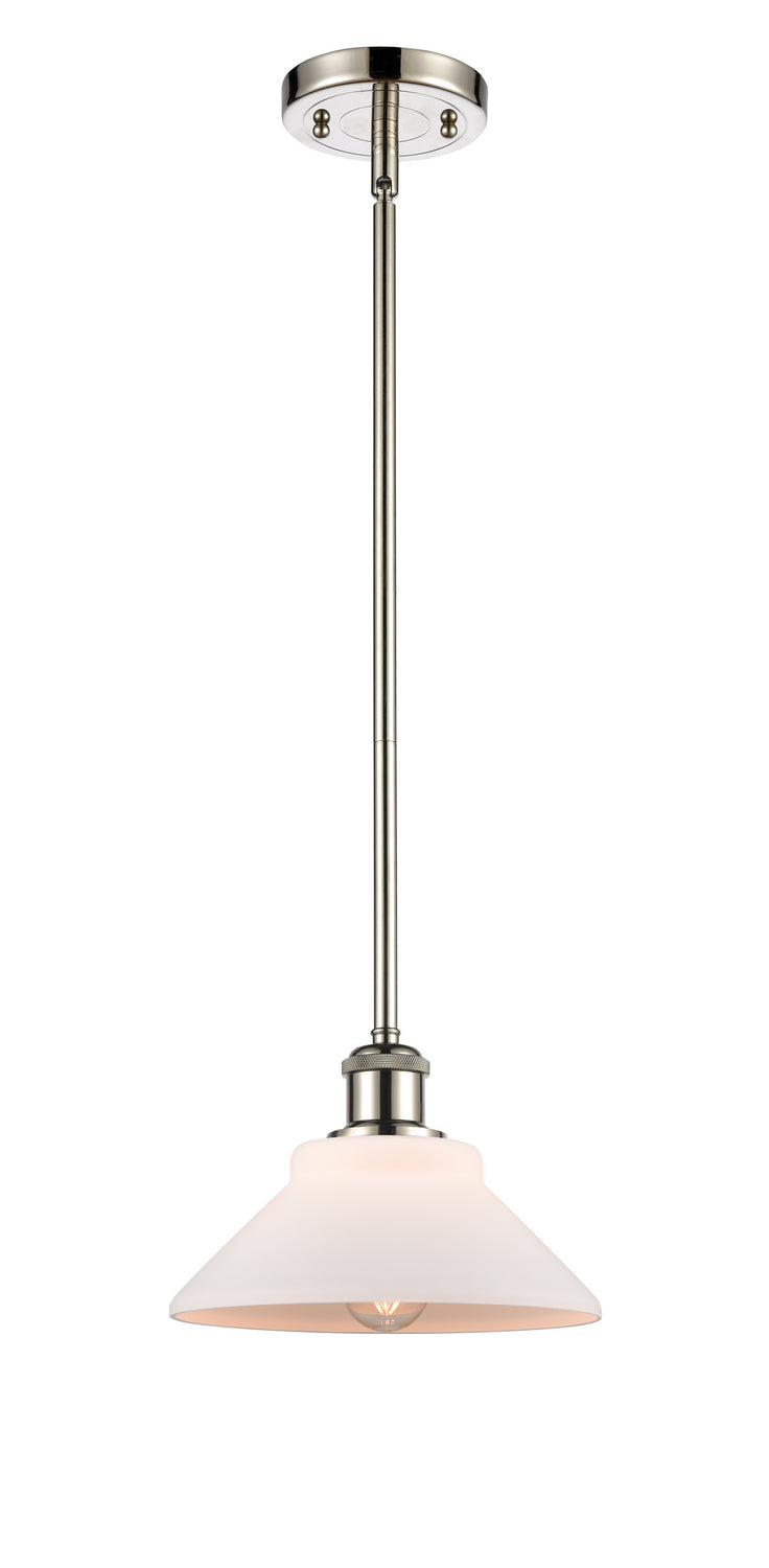 Innovations 516-1S-PN-G131 One Light Mini Pendant, Polished Nickel