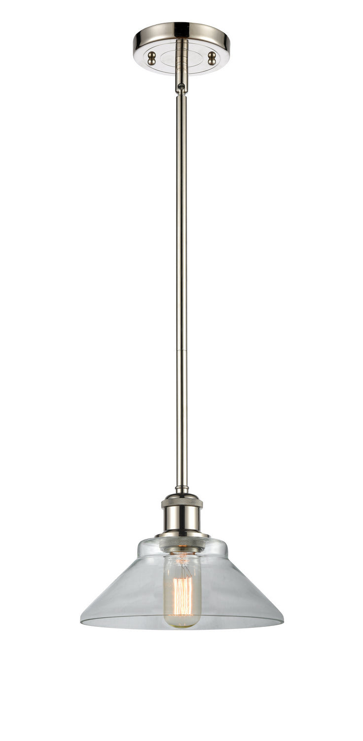 Innovations 516-1S-PN-G132 One Light Mini Pendant, Polished Nickel