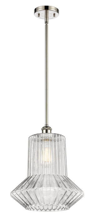 Innovations 516-1S-PN-G212 One Light Mini Pendant, Polished Nickel