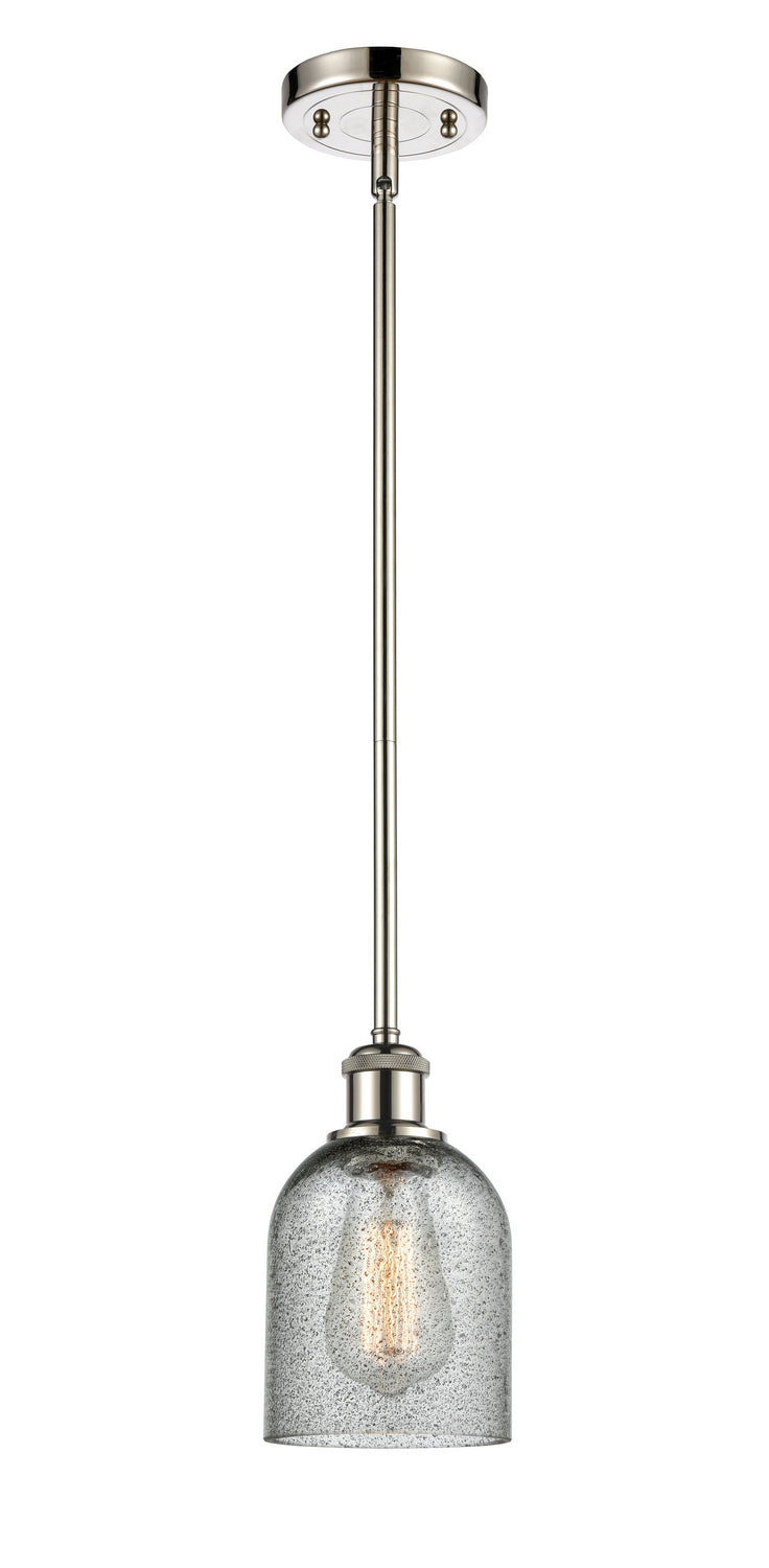 Innovations 516-1S-PN-G257 One Light Mini Pendant, Polished Nickel
