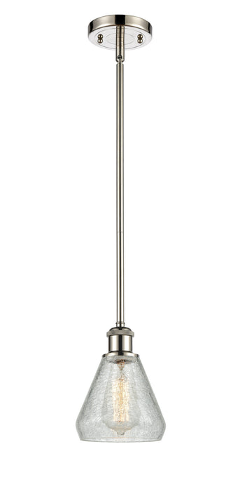 Innovations 516-1S-PN-G275 One Light Mini Pendant, Polished Nickel