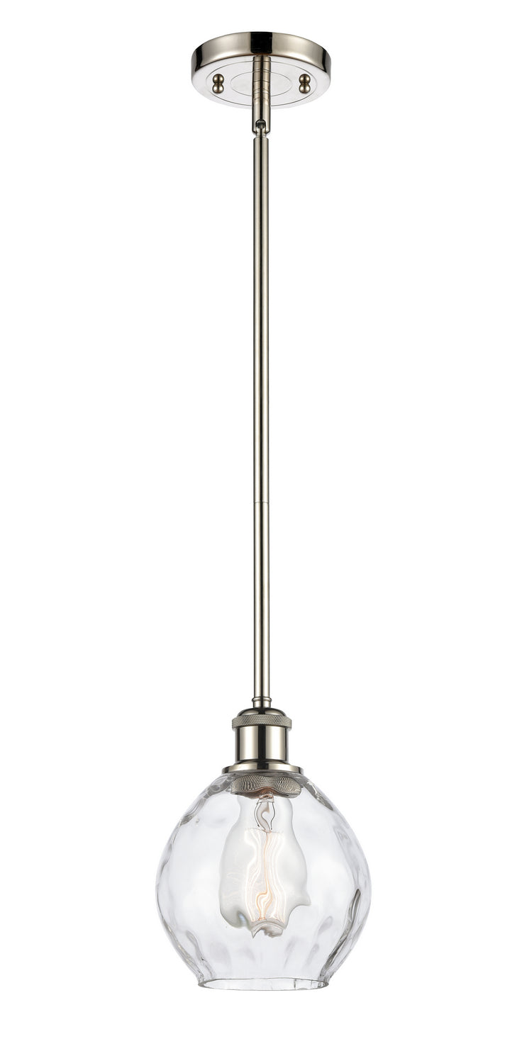 Innovations 516-1S-PN-G362 One Light Mini Pendant, Polished Nickel