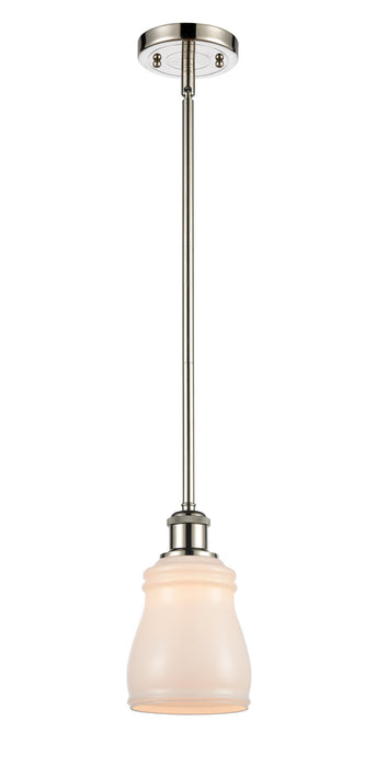 Innovations 516-1S-PN-G391 One Light Mini Pendant, Polished Nickel