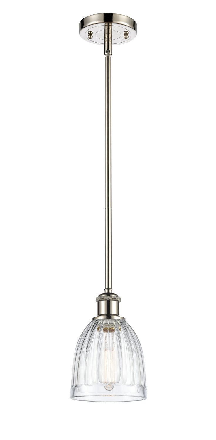 Innovations 516-1S-PN-G442 One Light Mini Pendant, Polished Nickel