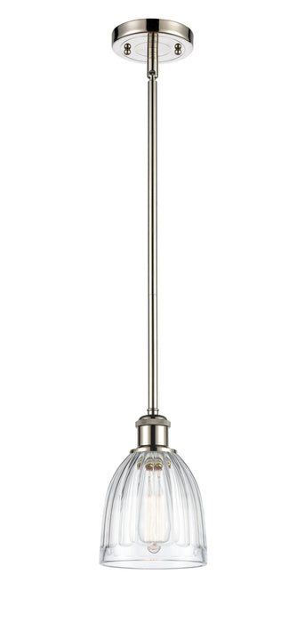 Innovations 516-1S-PN-G442 One Light Mini Pendant, Polished Nickel