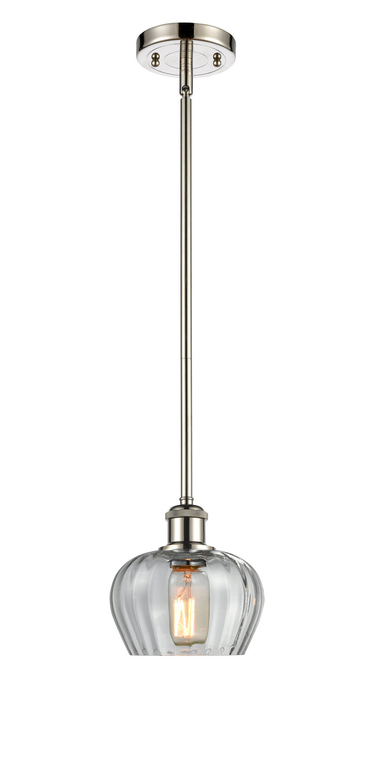 Innovations 516-1S-PN-G92 One Light Mini Pendant, Polished Nickel
