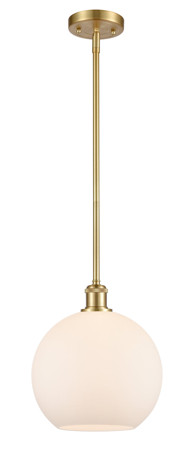 Innovations 516-1S-SG-G121-10 One Light Mini Pendant, Satin Gold
