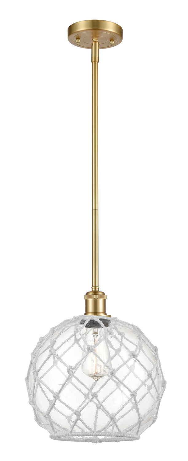 Innovations 516-1S-SG-G122-10RW One Light Mini Pendant, Satin Gold