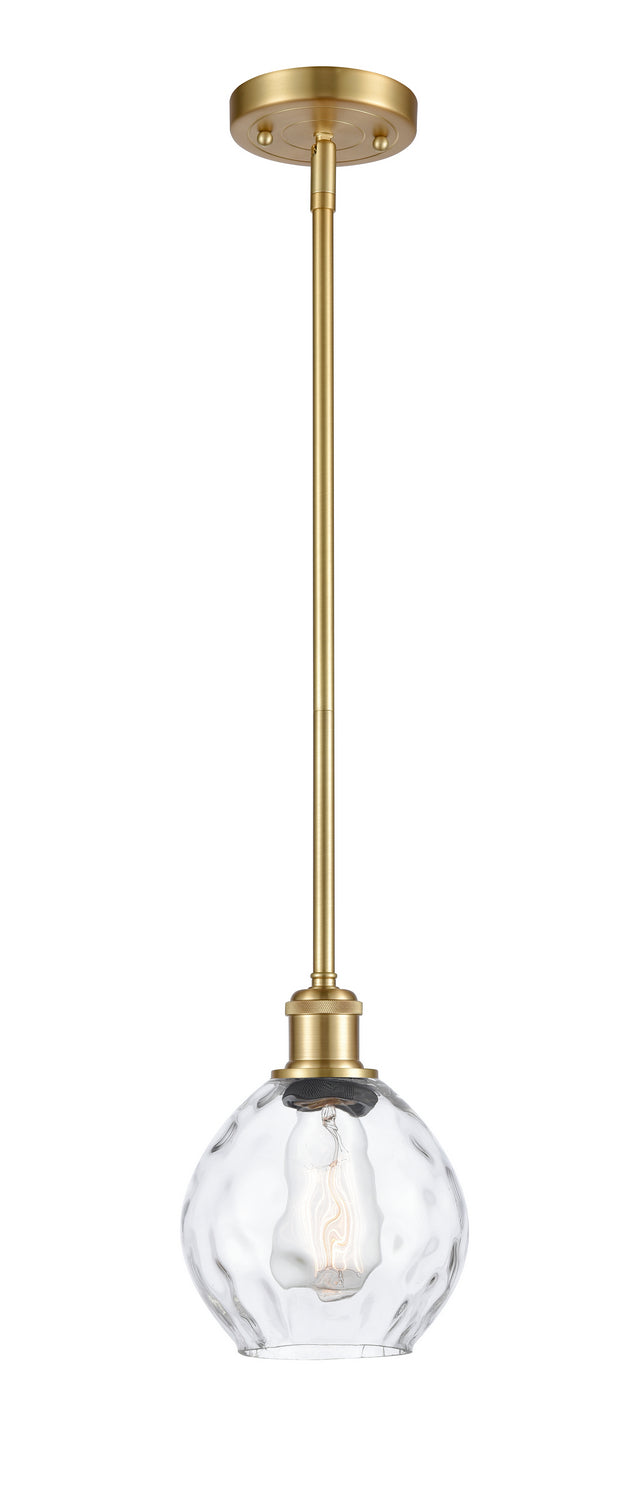 Innovations 516-1S-SG-G362 One Light Mini Pendant, Satin Gold