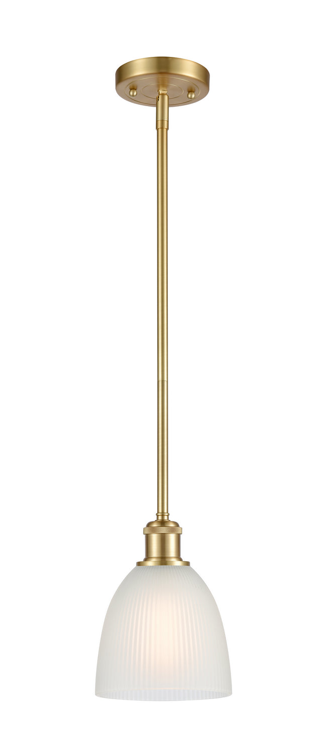 Innovations 516-1S-SG-G381 One Light Mini Pendant, Satin Gold