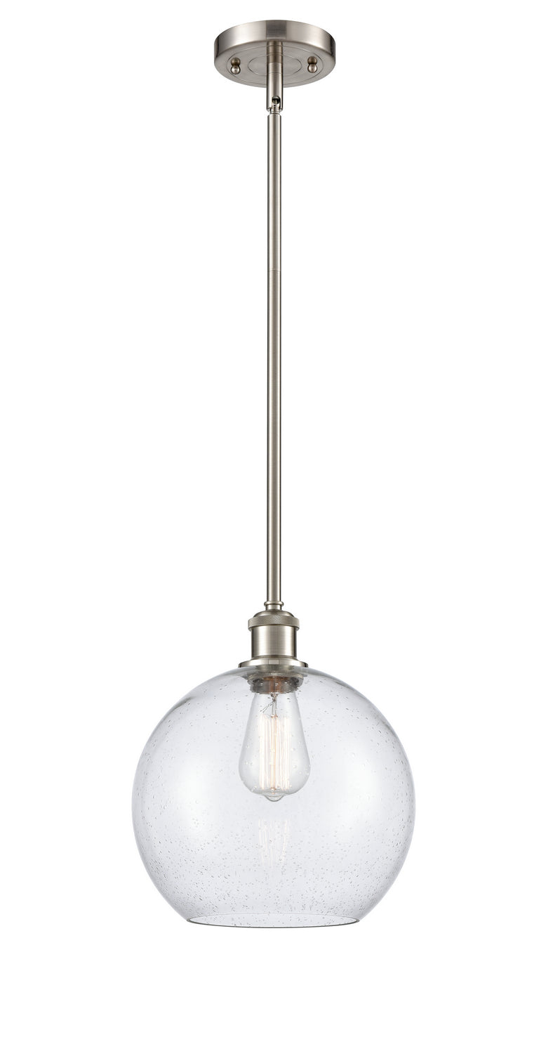Innovations 516-1S-SN-G124-10 One Light Mini Pendant, Brushed Satin Nickel
