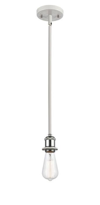 Innovations 516-1S-WPC One Light Mini Pendant, White Polished Chrome
