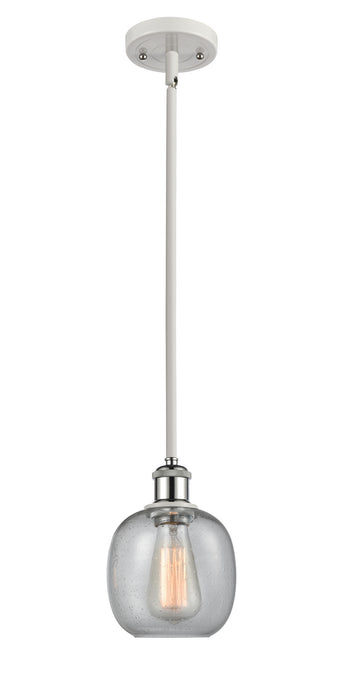 Innovations 516-1S-WPC-G104 One Light Mini Pendant, White Polished Chrome