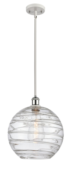 Innovations 516-1S-WPC-G1213-12 One Light Mini Pendant, White Polished Chrome