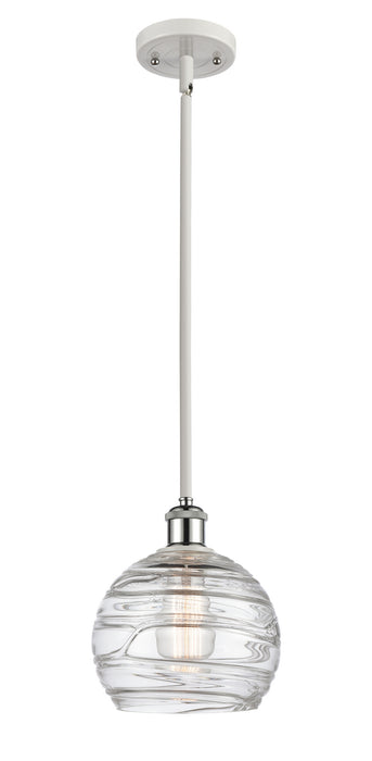 Innovations 516-1S-WPC-G1213-8 One Light Mini Pendant, White Polished Chrome