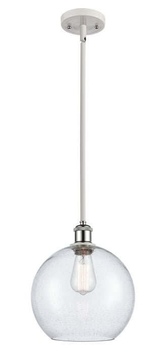 Innovations 516-1S-WPC-G124-10 One Light Mini Pendant, White Polished Chrome