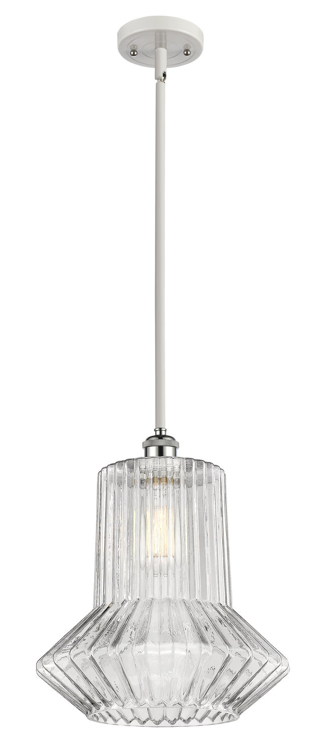 Innovations 516-1S-WPC-G212 One Light Mini Pendant, White Polished Chrome