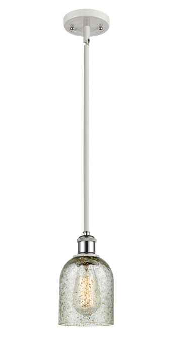 Innovations 516-1S-WPC-G259 One Light Mini Pendant, White Polished Chrome