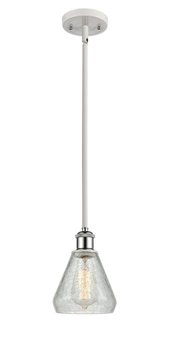 Innovations 516-1S-WPC-G275 One Light Mini Pendant, White Polished Chrome