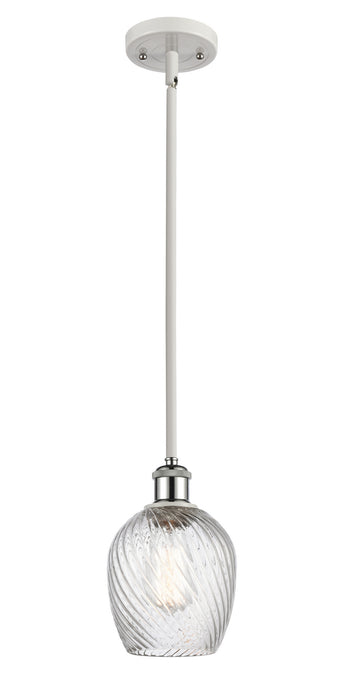 Innovations 516-1S-WPC-G292 One Light Mini Pendant, White Polished Chrome