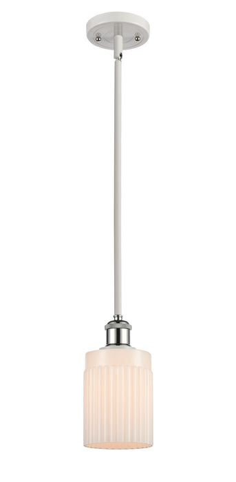 Innovations 516-1S-WPC-G341 One Light Mini Pendant, White Polished Chrome