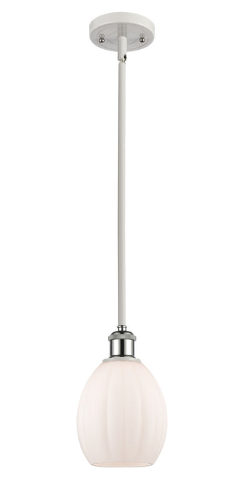 Innovations 516-1S-WPC-G81 One Light Mini Pendant, White Polished Chrome