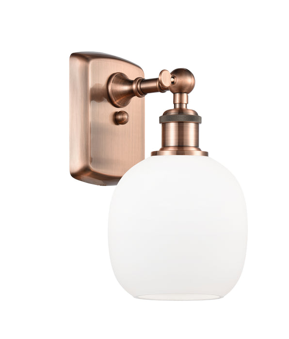Innovations 516-1W-AC-G101 One Light Wall Sconce, Antique Copper