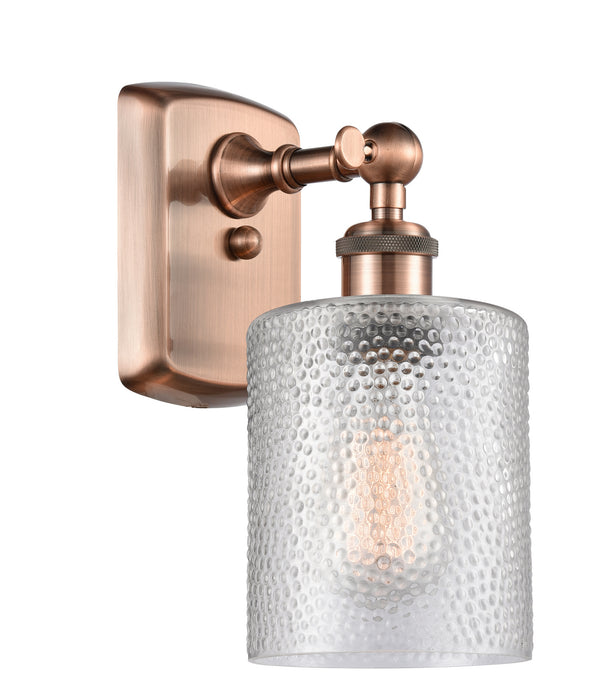 Innovations 516-1W-AC-G112 One Light Wall Sconce, Antique Copper