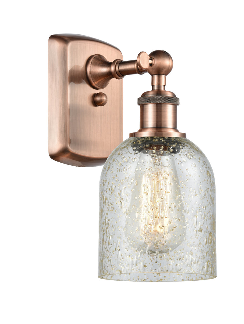 Innovations 516-1W-AC-G259 One Light Wall Sconce, Antique Copper