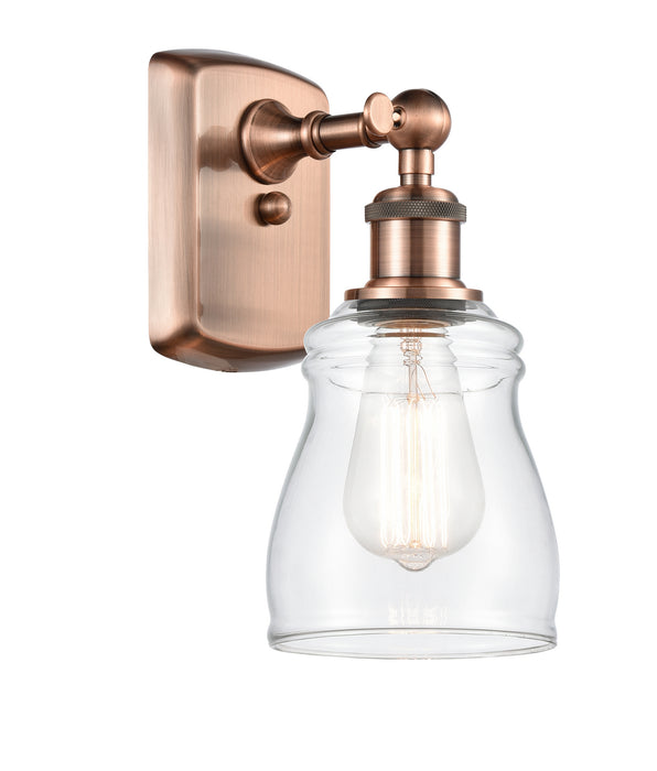 Innovations 516-1W-AC-G392 One Light Wall Sconce, Antique Copper