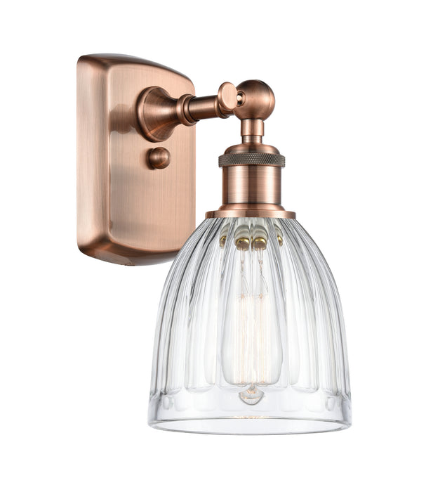 Innovations 516-1W-AC-G442 One Light Wall Sconce, Antique Copper