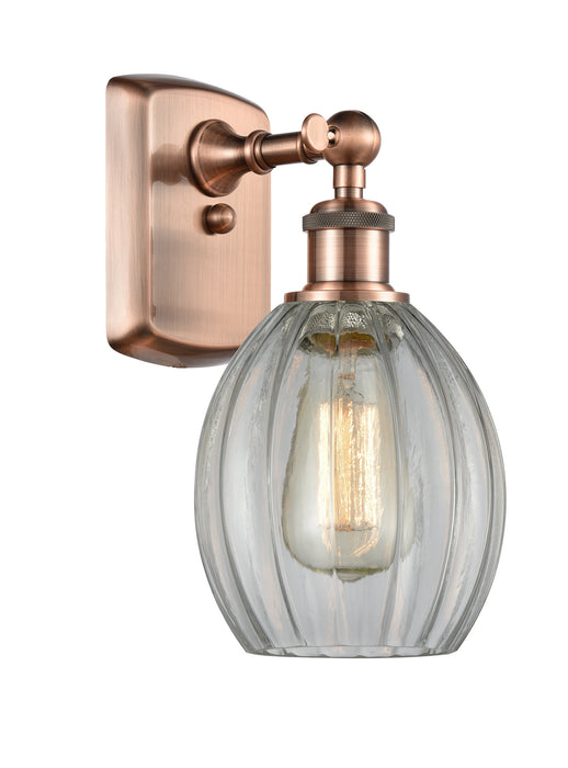 Innovations 516-1W-AC-G82 One Light Wall Sconce, Antique Copper