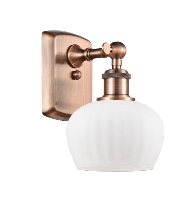 Innovations 516-1W-AC-G91 One Light Wall Sconce, Antique Copper