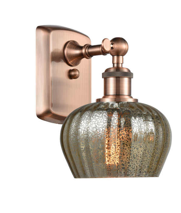 Innovations 516-1W-AC-G96 One Light Wall Sconce, Antique Copper