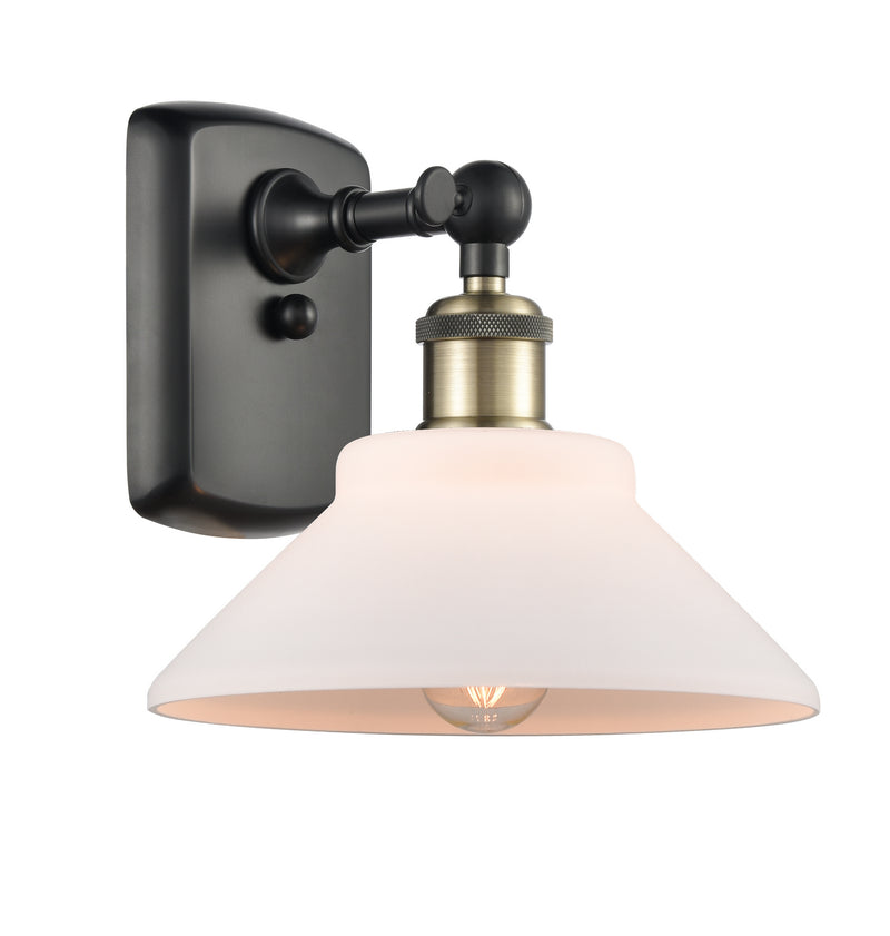 Innovations 516-1W-BAB-G131 One Light Wall Sconce, Black Antique Brass
