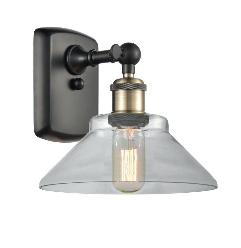Innovations 516-1W-BAB-G132 One Light Wall Sconce, Black Antique Brass