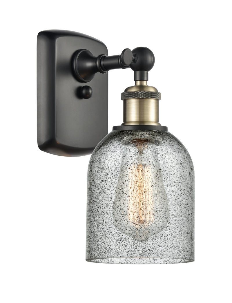 Innovations 516-1W-BAB-G257 One Light Wall Sconce, Black Antique Brass
