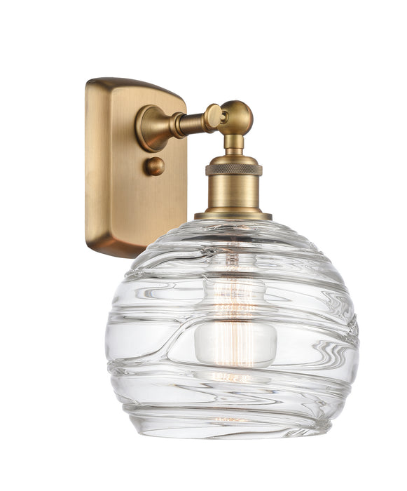 Innovations 516-1W-BB-G1213-8 One Light Wall Sconce, Brushed Brass