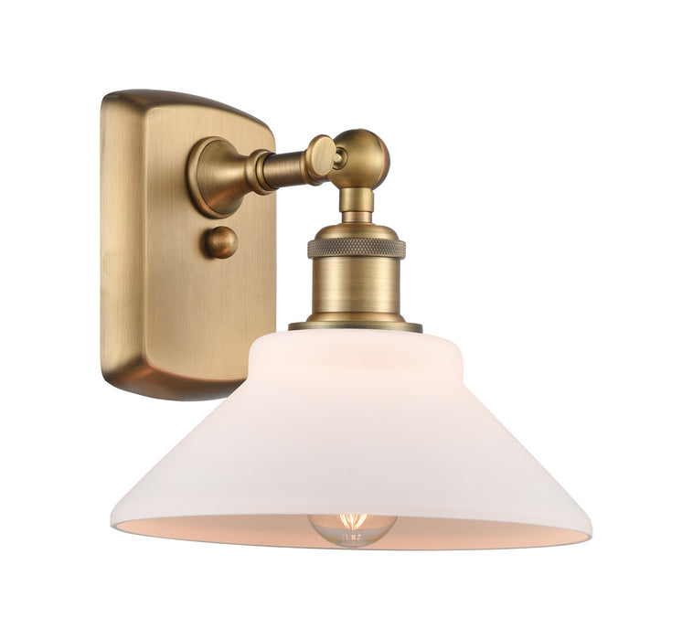 Innovations 516-1W-BB-G131 One Light Wall Sconce, Brushed Brass