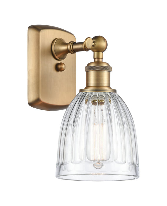 Innovations 516-1W-BB-G442 One Light Wall Sconce, Brushed Brass