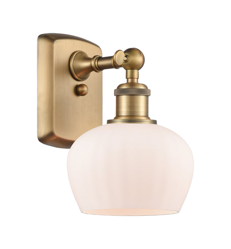 Innovations 516-1W-BB-G91 One Light Wall Sconce, Brushed Brass