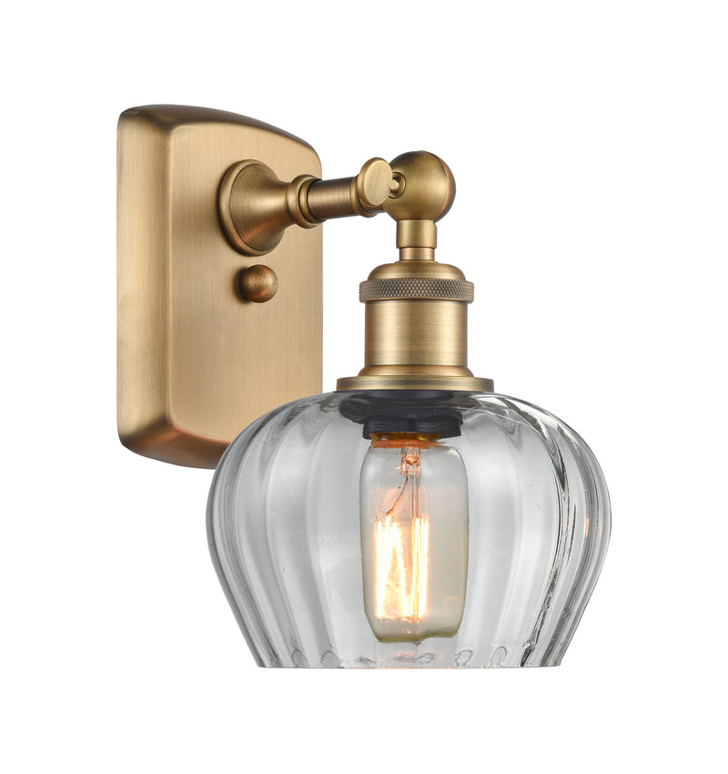 Innovations 516-1W-BB-G92 One Light Wall Sconce, Brushed Brass