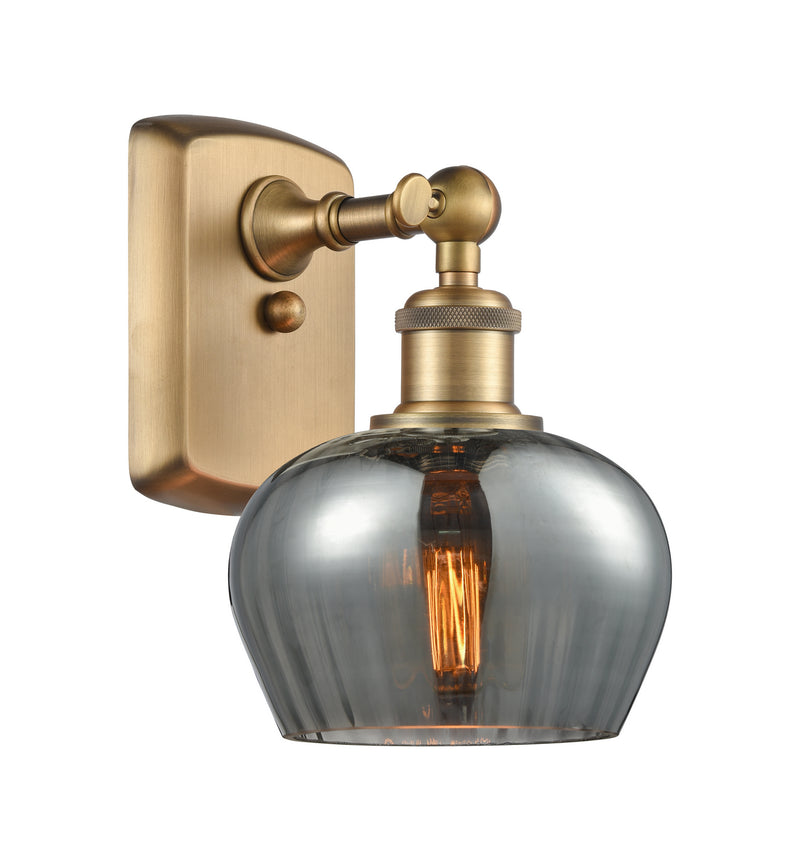 Innovations 516-1W-BB-G93 One Light Wall Sconce, Brushed Brass