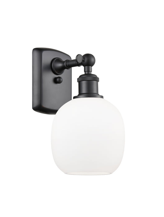 Innovations 516-1W-BK-G101 One Light Wall Sconce, Matte Black